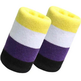 Nonbinary Pride Wrist Sweatband